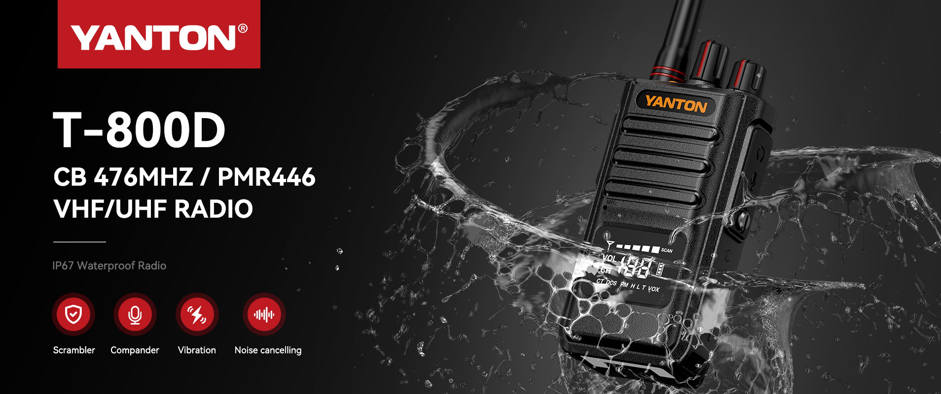 Powerful Long Range 199 Channels Walkie Talkie Portable Radio