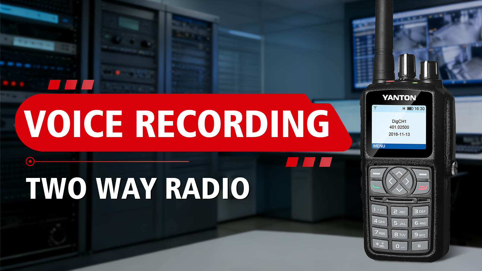VOICE RECORDING TWO WAY RADIO
